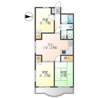 パスタ【3階】の間取り