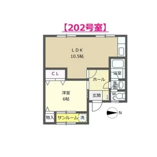 フレンドリーハイツ【2階】の間取り