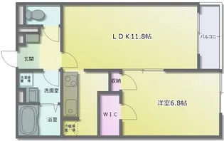 レオネクストみやびIII【1階】の間取り