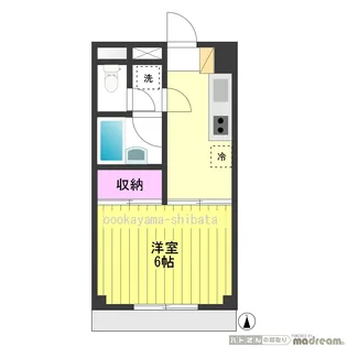 リバーアイン宇田川【2階】の間取り