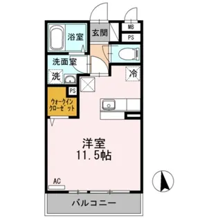サンプレジール【1階】の間取り