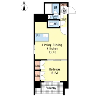 arsnest【6階】の間取り