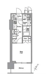 レキシントンスクエア白金高輪【5階】の間取り