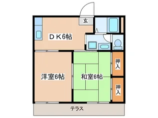 カーサグランメール【1階】の間取り
