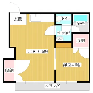 アーバンライフ【1階】の間取り