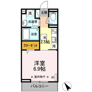美麗・十日町【1階】の間取り