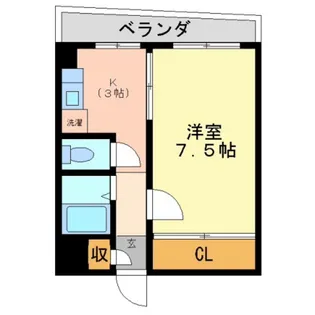 メープル翠【2階】の間取り