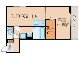 REGALO伏見【3階】の間取り