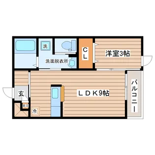 アルティスタF棟【2階】の間取り