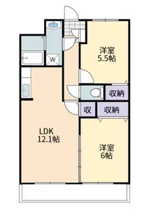 SHION【1階】の間取り