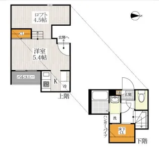 ADC京町Raco【2階】の間取り