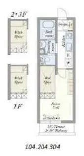 ラフィーネ奏の杜【3階】の間取り