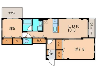 サニ-ヒルズ大塚【1階】の間取り