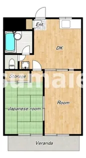 サンライズパーク上小町【2階】の間取り