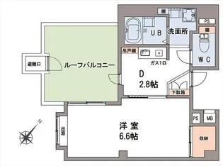 ラ・グラシューズ相模大野【7階】の間取り