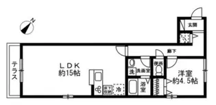 M.Nミライ【1階】の間取り