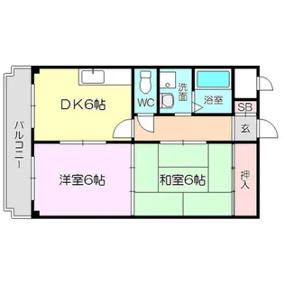 ルガル・デ・レイナ【2階】の間取り