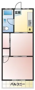 花園コーポ【2階】の間取り