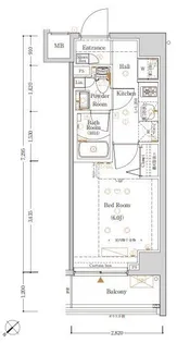 Log反町sta.【4階】の間取り