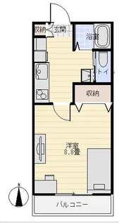 ウエストガーデンII【3階】の間取り