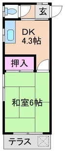 オリーブハイツ【2階】の間取り