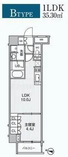 Alivis綾瀬【5階】の間取り
