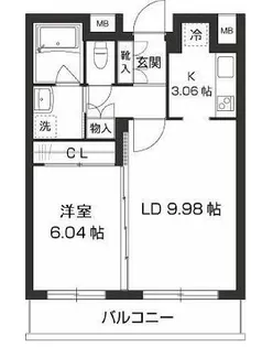 ガーデン荻窪【2階】の間取り