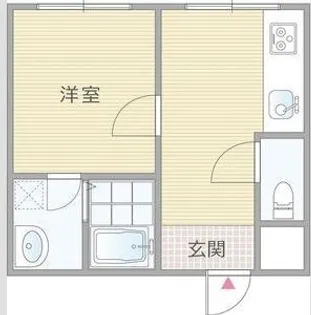 Liloアパートメント鶴見【2階】の間取り