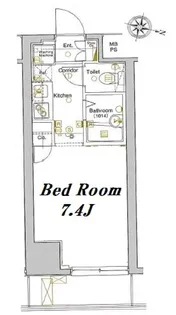 ラグジュアリーガーデン東松戸【6階】の間取り