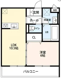 リコルテ東福生【1階】の間取り