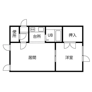 ポールスター和生【1階】の間取り