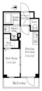 イプセ馬込【5階】の間取り