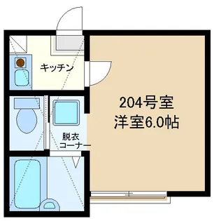 フローラ共和【2階】の間取り