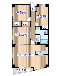 プレミュール【5階】の間取り