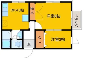アンジュ【2階】の間取り