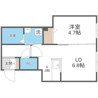 Terrace Kasumi(テラスカスミ)【3階】の間取り