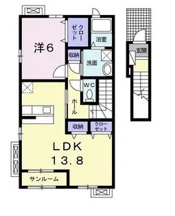 ハーモニー【2階】の間取り