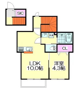 コート・ボナール【2階】の間取り