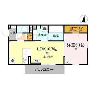 D-Regalo大願寺【3階】の間取り