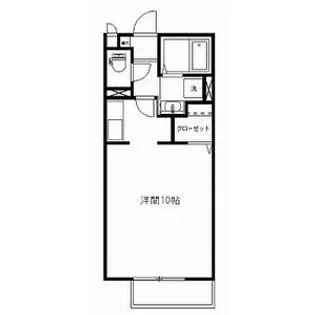 ボン・ペール【1階】の間取り