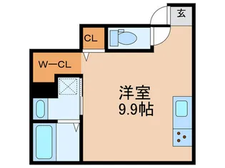 シャインラッシュII【1階】の間取り