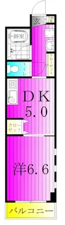 K-1HILL【5階】の間取り