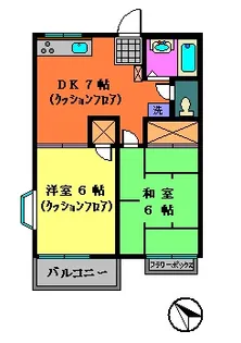 グランデュール坂本【2階】の間取り