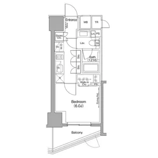 ザ・パークハビオ神楽坂【1階】の間取り