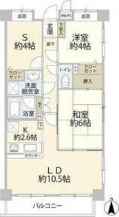 日神パレステージ亀戸第3【3階】の間取り