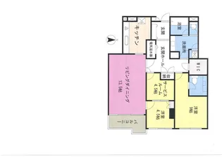 ルミナス一番町【2階】の間取り