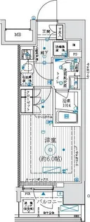 アーリアシティ川崎【13階】の間取り