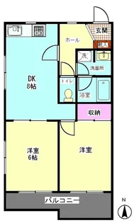 ユーパルム【3階】の間取り