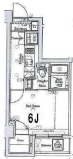ジーベック千鳥町【3階】の間取り
