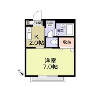 ドミールワダ【1階】の間取り